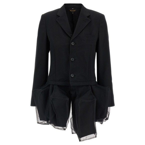 Comme Des Garçons Jackets & Blazers - Comme Des Garçons Tailored Geometric Hem Blazer - NWT